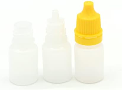 Ewanda Store 50pcs prazne boce za kadice za oči 5 ml plastične boce s kapljicama za oči za oči tekućine za oči.