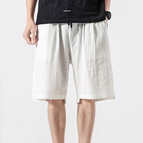 RTRDE muške kratke hlače Summer Casual hlače jogger fitnes hlače Posteljine lanene hlače kratke hlače