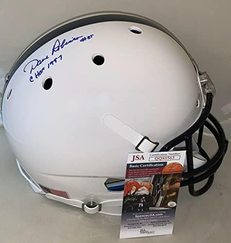 Dave Robinson Packers potpisao je kacigu s natpisom s natpisom s natpisom s potpisom na NFL kacigama
