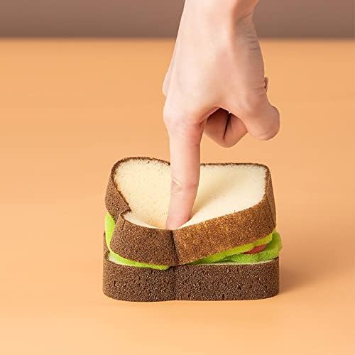 JZRH tost oblik oblika posuđa za pranje spužve za pranje posuđa Položaci i tave kuhinjski dodaci za čišćenje kućica Sanwich oblik sendvič