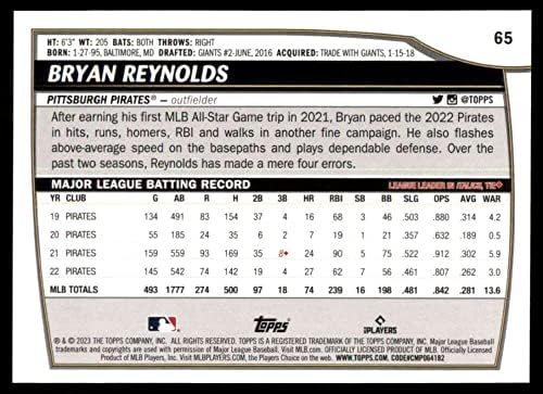 Trgovačka karta za bejzbol MLB 2023 Topps Big League 65 Bryan Reynolds NM u blizini pirata na metvici