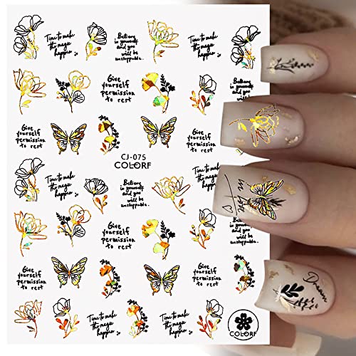 Jeseni naljepnice za nokte naljepnice 3d javorovog lišća leptir akrilni Dan zahvalnosti isporuka noktiju vjeverice borovi konusi apstraktni
