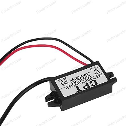 Davitu kabeli, adapteri i utičnice - Prijenosni 15 W DC do DC Car Automobile vozila Power Single Mini USB adapter pretvarač