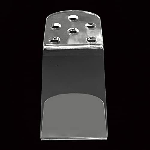 6 rupa Prozirni akrilni držač za škare stalak držač za salonske škare frizerske škare češljevi stezaljke Stolni organizator pribor