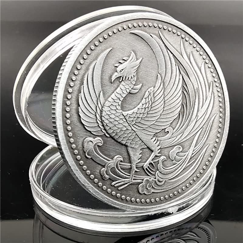 Spot Animal Coin Phoenix Commemorative Coin Vintage Silver Coin kolekcija