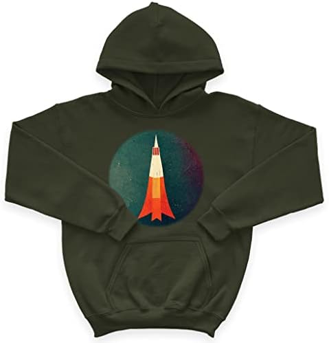 Space Rocket Kids 'Spužva runa Hoodie - Hoodie Graphic Kids - Hoodie za svemirske letjelice za djecu