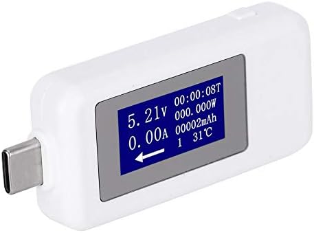 Fafeicy Type-C USB tester, višenamjenski dvosmjerni napon struje DC Digitalni voltmetar, ampermetar