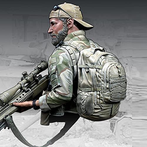 Etriye 1/10 Model poprsja od smole nasljednika Us Commando Vojnik Diecast Model Bust Kit /YN893