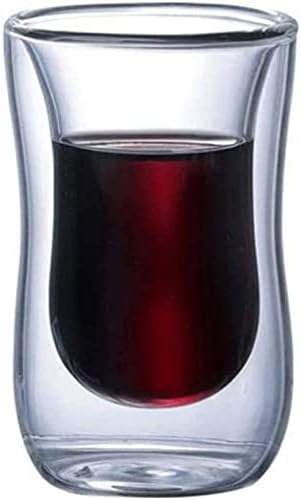 Boca za viski dekanter za vino bez / s ručkom dvostruko izolirana staklena šalica s dvostrukim stijenkama spremnik za kavu i čaj s