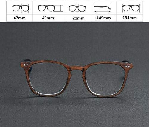 Fotokromičke naočale za čitanje progresivne naočale za promjenu boje Sunčane naočale +2.75 Snaga sivog drvenog zrna