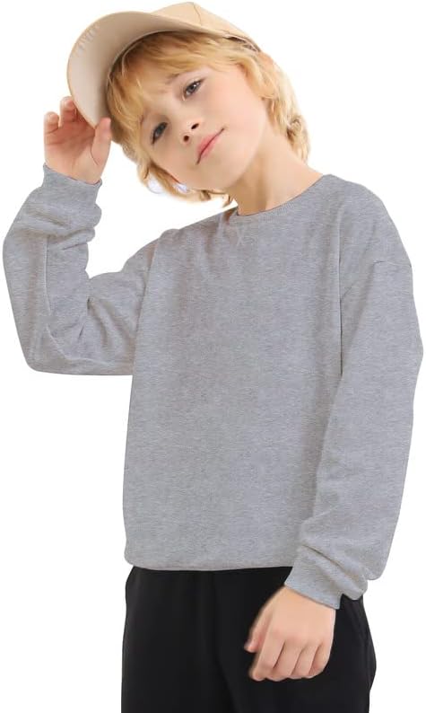 Jiahong Kids Fleece Twishirts meka pamučna topli košulja košulja s dugim rukavima pulover dukse za dječake ili djevojčice