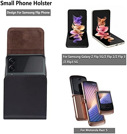 Telefonska futrola za Samsung Galaxy Z Flip 3, Z Flip3 5G, Z Flip 2 originalna kožna kožna stajalište mobitela, za Motorola Razr 5G