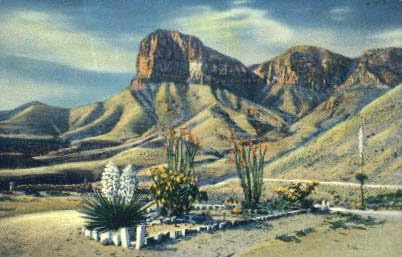 Planine Guadalupe, razglednica New Mexico