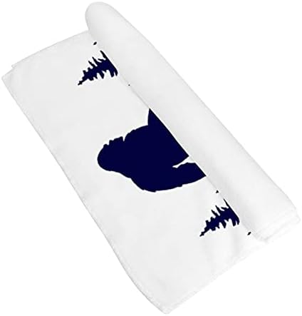 Smiješno plavo ručnike ručnika za ručnike za lice meke ručnike za kupaonicu za žene muškarce za odrasle u Sportsu