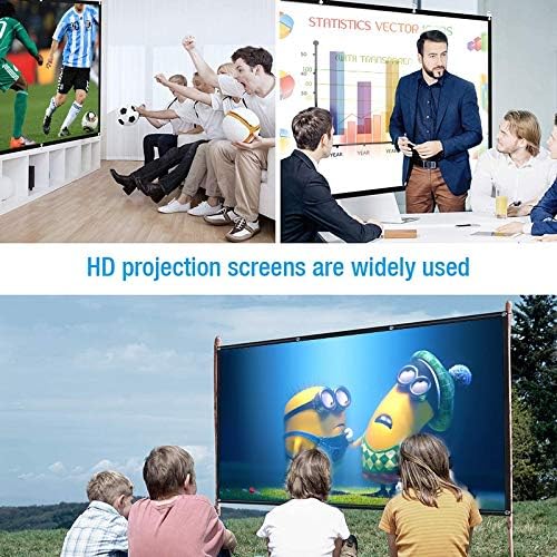 Zaslon prijenosnog projektora visoke svjetline 60/72/84/120/20/20/150 inč 16: 9 Projekcijski ekran za kućno kino vanjski savijanje