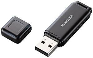ELECOM MF-HSU2A16GBK USB memorija, 16 GB, podržava sigurnosni softver, rupa za remen, crni