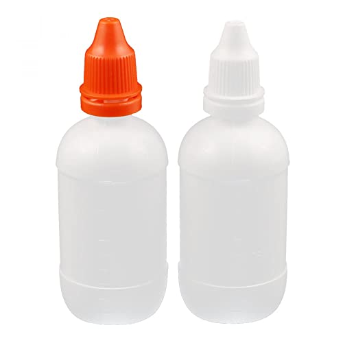 Izvor karte plastična odbacivanje boca kap za oči tekućine Stisnuti prazni crveni poklopac set 50 ml