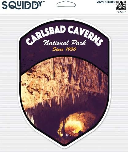 Squiddy Carlsbad Caverns Nacionalni park New Mexico - Naljepnica vinilne naljepnice za telefon, laptop, boca s vodom