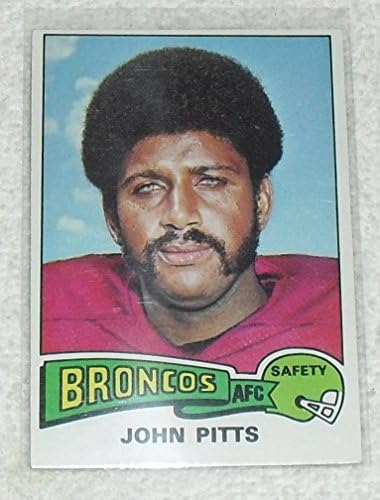 John Pitts 1975 Topps NFL Football Card 409