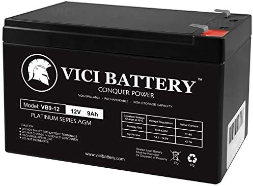 Vici Battery 12V 9AH SLA Zamjena baterije za Eagle Picher CF-12V7.2 Proizvod robne marke