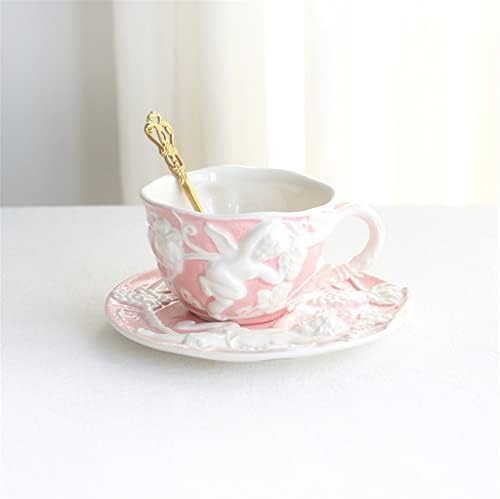 ZLXDP francuski reljefni šalica kave Popodnevni čaj za čaj palača crni čaj šalica čajnika za kućicu kuhinja pokloni