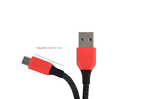 Micro USB 2.1A kabel za brzo punjenje, USB A do Micro USB Android kabel, kabel za sinkronizaciju podataka, premium najlonski pleteni