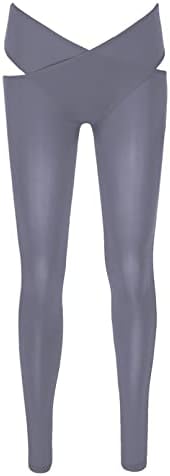 TiaoBug Womens bez rukava V vratni prsluk s dugim hlačama s dvodijelnim trening trening Sportska odjeća