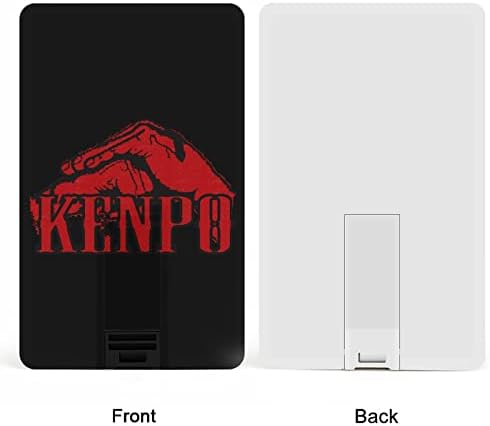 Kenpo Karate Fist Hand Credit Bank kartica USB Flash pogoni prijenosni memorijski štap za pohranu tipki 64G