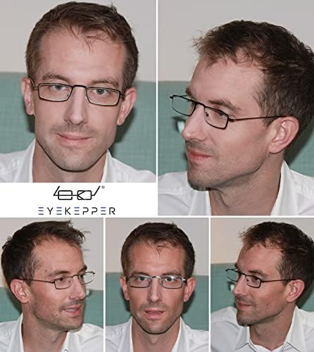 Eyekepper Uštedite 10% na paketima 5 pakiranja vintage naočala za čitanje za muškarce i 5 Pack Half Eye Readers +2.75