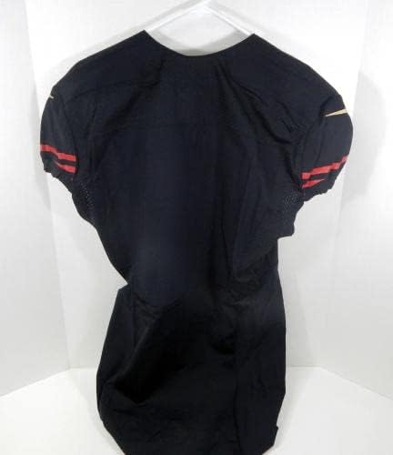 2015 San Francisco 49ers prazna igra izdana crni dres u boji 46 dp30130 - nepotpisana NFL igra korištena dresova