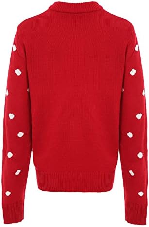 Plus veličina božićni džemper za žene ružni božićni džemperi pulover casual labava pletena dukserica tunika bluza bluza