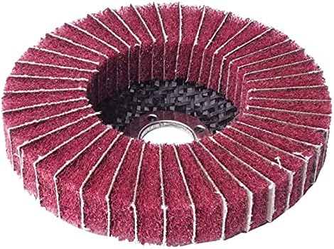4inch crveni najlonski vlaknasti vlaknasti kotačići kotači za poliranje kotača za puštanje jastučića za mljevenje diska za kut za alate