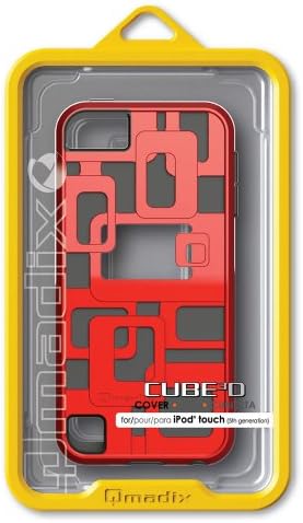 Qmadix Cube3d poklopac za Apple iPod, crveno
