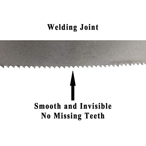 IMahinist S12011014 BI-Metalni pojas pile 120 x 1 x 10/14TPI za rezanje metalnih varijabilnih zuba