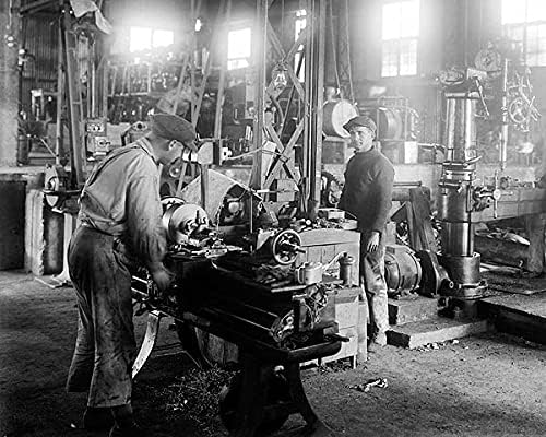 Tvornica Electric Company Factory Shop 1900s 11x14 Silver Halonide Photo Print