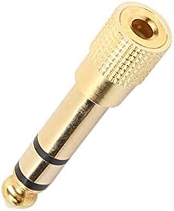 Priključak od 6,35 mm muški do 3,5 mm ženski adapter Priključak za slušalice Audio Adapter mikrofon pojačalo Pomoćni kabel remen