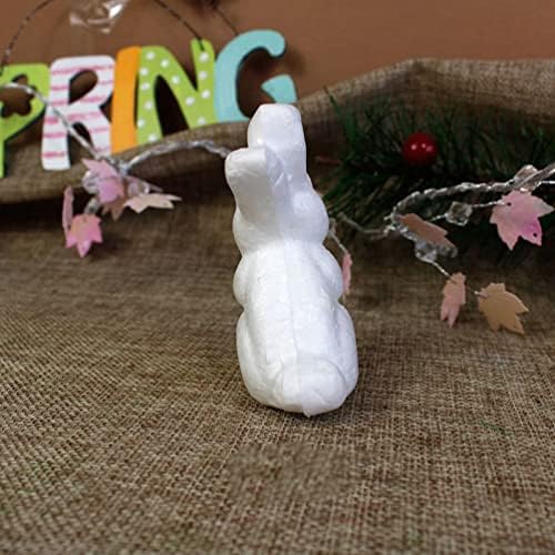 Heallily 6pcs zečji oblik zečjeg polistirena za uskrsni cvjetni ukrasi za svadbene zabave