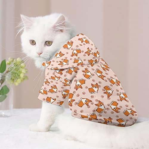 Slatka Corgis Cat jednodijelna košulja u trendovskom kostimu za pse s dodacima za kućne ljubimce