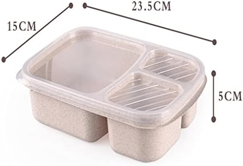 Slatioom Microwave Box Box Bento Box s odjeljkom piknik bento kutije kontejner za hranu za djecu školu za odrasle ured za ručak