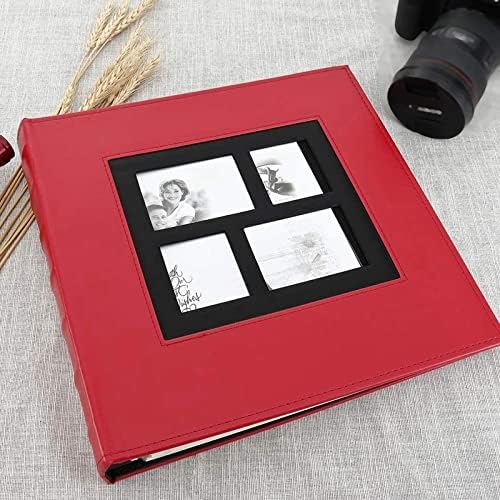 TFIIEXFL Photo Album drži 4x6 400 Fotografije stranice velikog kapaciteta kožna naslovnica Binder vjenčana obiteljska obiteljska knjiga