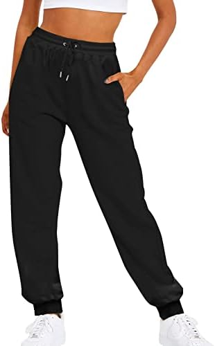 Prdece ženske trenirke s džepovima elastični struk trkača za žene aktivne joge salon casual hlače s-3xl