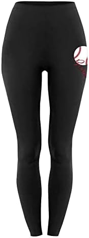Američka zastava Patriotska nogu za žensku kontrolu trbuha u SAD -u Stripe Star Star gamaša lagane gamaša za vježbanje hlače Capri