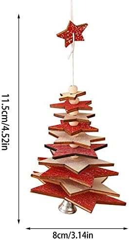 Zvona Privjesak Božićni ukrasi Petokraka Zvijezda Dekoracija božićnog drvca SgcabihSym4hil