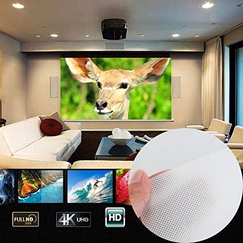 N/A Mini Projekcijska zavjesa 16: 9 Projektor platno za ekrana vlakana za kućno kino filma projektor