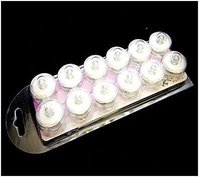 Podmorna vodootporna baterija LED svjetlo za čaj ~ Bijelo ~ 36 pakiranje ukrasa vjenčanja