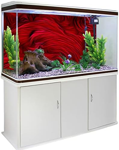 Apstraktna umjetnost naljepnice za akvarij pozadina PVC pozadina ukras akvarija za pozadinu akvarija 18. 4948. 8 inča crvene linije