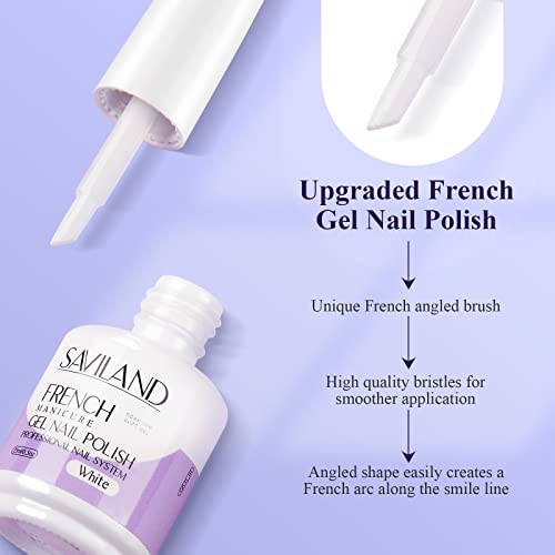 Akrilni set za nokte od 15 ml bijelog Francuskog gel laka za nokte