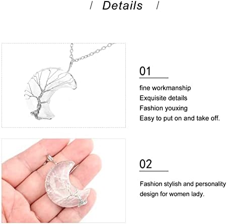 Holibanna ručno izrađene ogrlice ručno izrađene ogrlice Ženske nakitne ogrlice Prirodne čari Ogrlica osjetljiva kristalni vrat privjesak