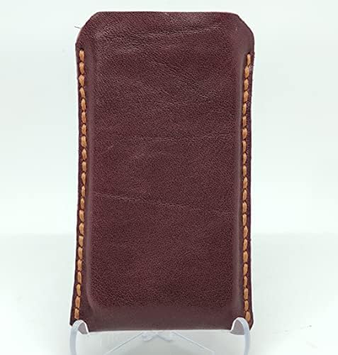 Kolač za torbicu kože kože za LG Stylo 5, ručno izrađena kožna kućišta za kožu, prilagođena kožna futrola za kožnu torbicu, okomite