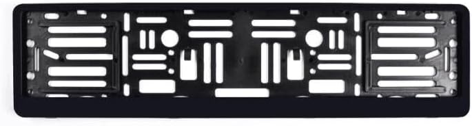 Standardni držač crnih euro registarskih tablica - Univerzalni okvir/nosač za ugradnju